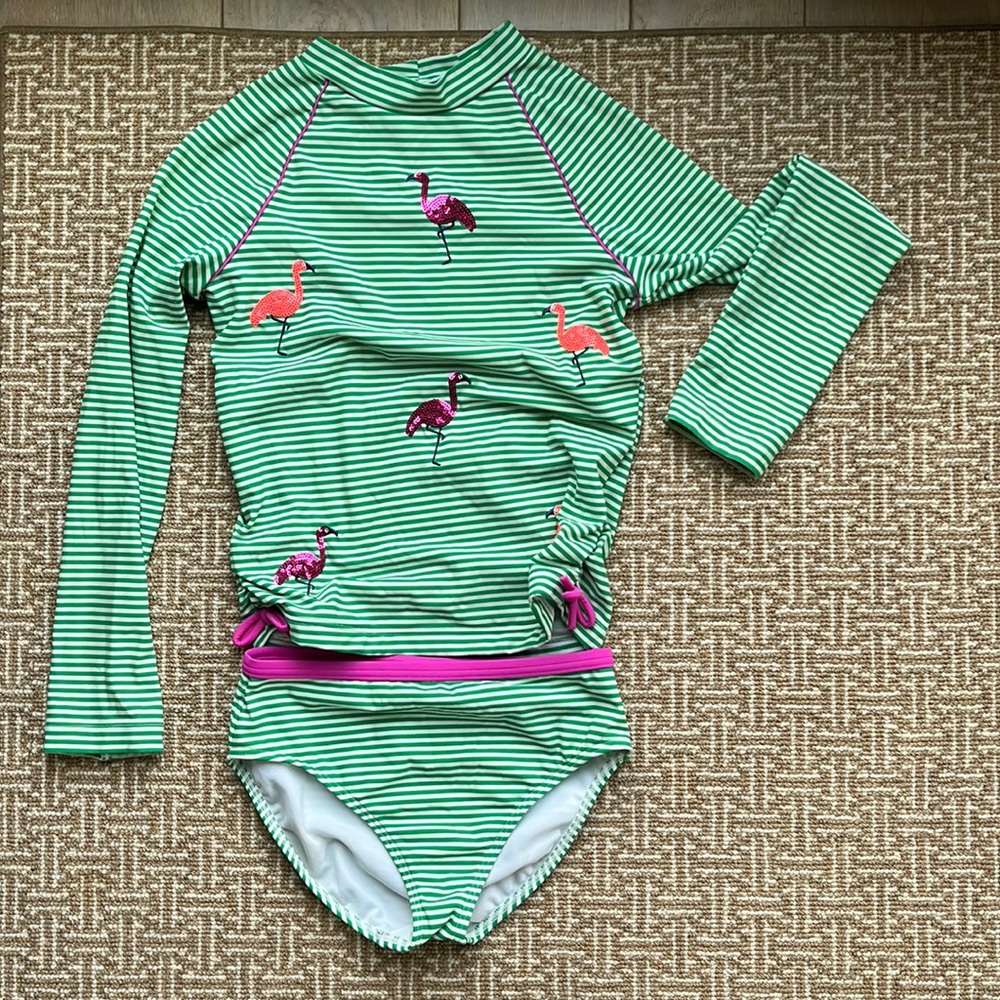 Mini Boden sequin swim set